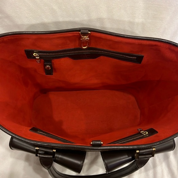 Authentic Louis Vuitton Ebene Manosque GM Damier Tote Bag - Picture 7 of 16